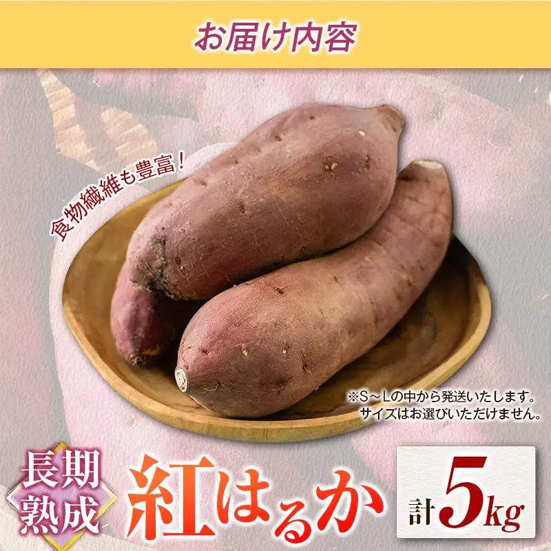 長期熟成 紅はるか 計5kg 宮崎県都城市産 さつまいも サツマイモ