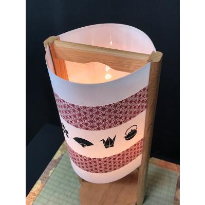 ふるさと納税 泉佐野市 あんどん　あかり　夢あかり　正絹着物生地で作ったおしゃれな行灯　日本の文化　030D060 |  | 02