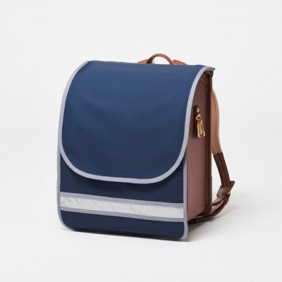 ふるさと納税 足利市 PETIT PSYCHEのランドセルカバーbasic ネイビー×ダークグレイ