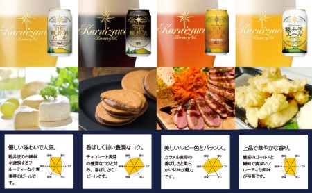 【9ヶ月定期便】クラフトビール24缶を詰め合わせた THE軽井沢ビール飲み比べセット