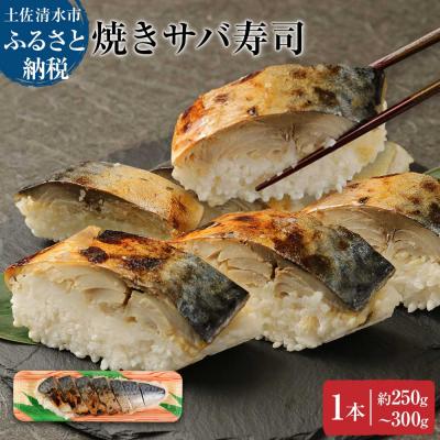ふるさと納税 土佐清水市 土佐の焼きさば寿司 1本(7切れ)総量約250g〜300g 鯖寿司 惣菜 お寿司【R01649】