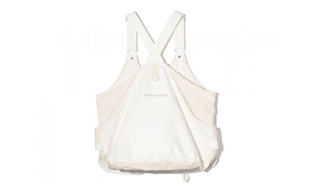 ベスト FUKUYAMA Denim Camping Vest（サイズ：M｜カラー：Ecru） 広島県福山市/株式会社スノーピーク キャンプ デニム レディース メンズ 前開き 春夏 秋冬[BACO0