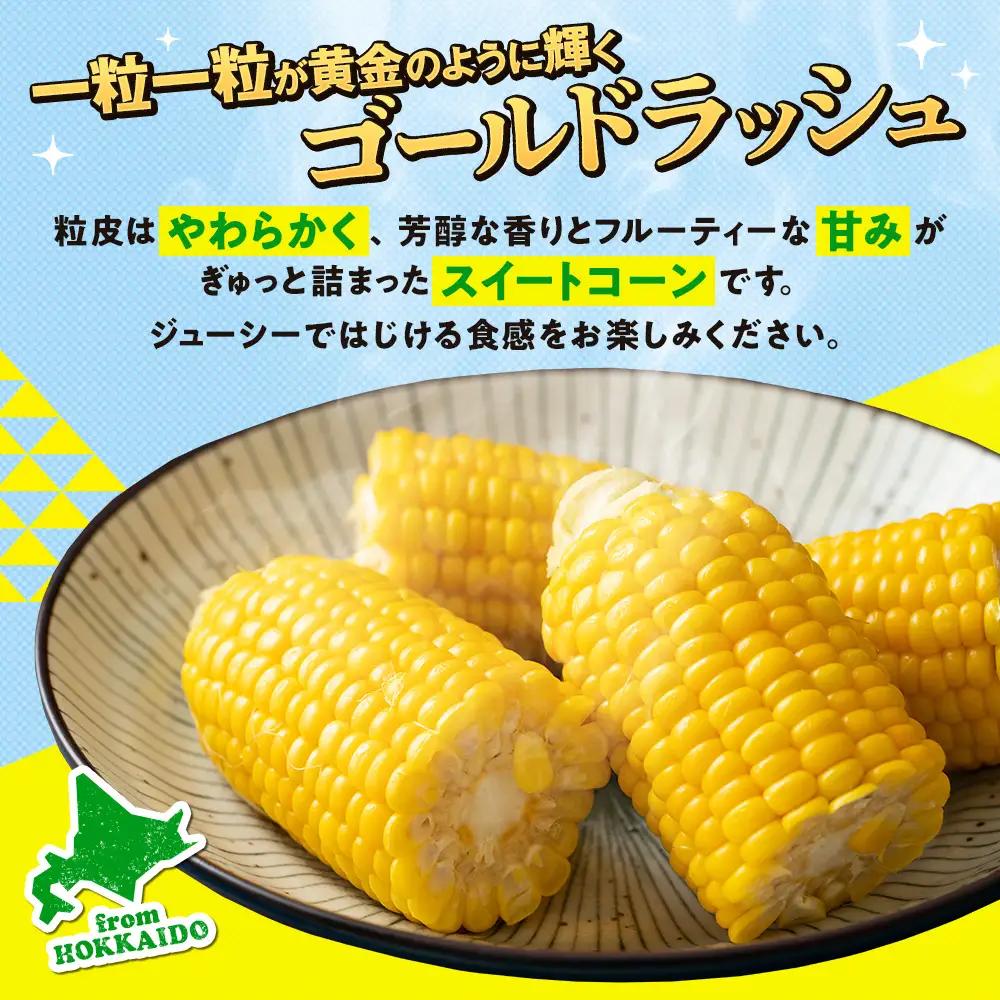 【先行受付】R8年産 トウモロコシ（ゴールドラッシュ） 5本から6本 ピンクの八百屋 ナツやさい | とうもろこし トウモロコシ ゴールドラッシュ 旬 新鮮 野菜 夏 甘い 産地直送 北海道 津別町 