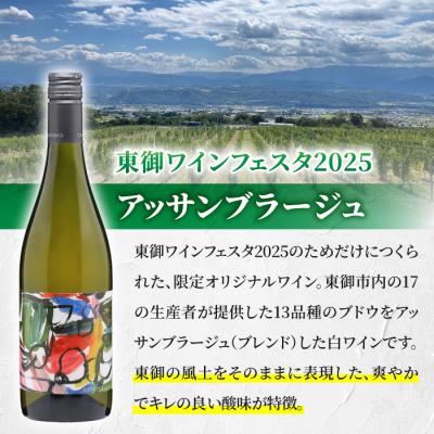 ふるさと納税 東御市 【数量限定】「東御ワインフェスタ2025」オリジナルワイン|アッサンブラージュ Assemblage |  | 01