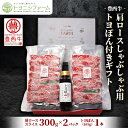 【ふるさと納税】豊西牛 肩 ロース 600g (300g×2パック) しゃぶしゃぶ 用 トヨぽん付き ギフト 贈答用【配送不可地域：離島】【1385612】