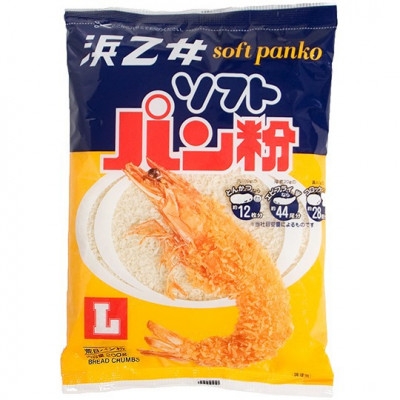 
                  浜乙女 6kg 荒目 ソフトパン粉 200g L (30個セット)【1627060】
                