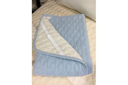 パイル綿100% スーパーパイル 敷パッド シングル ブルー [0248]