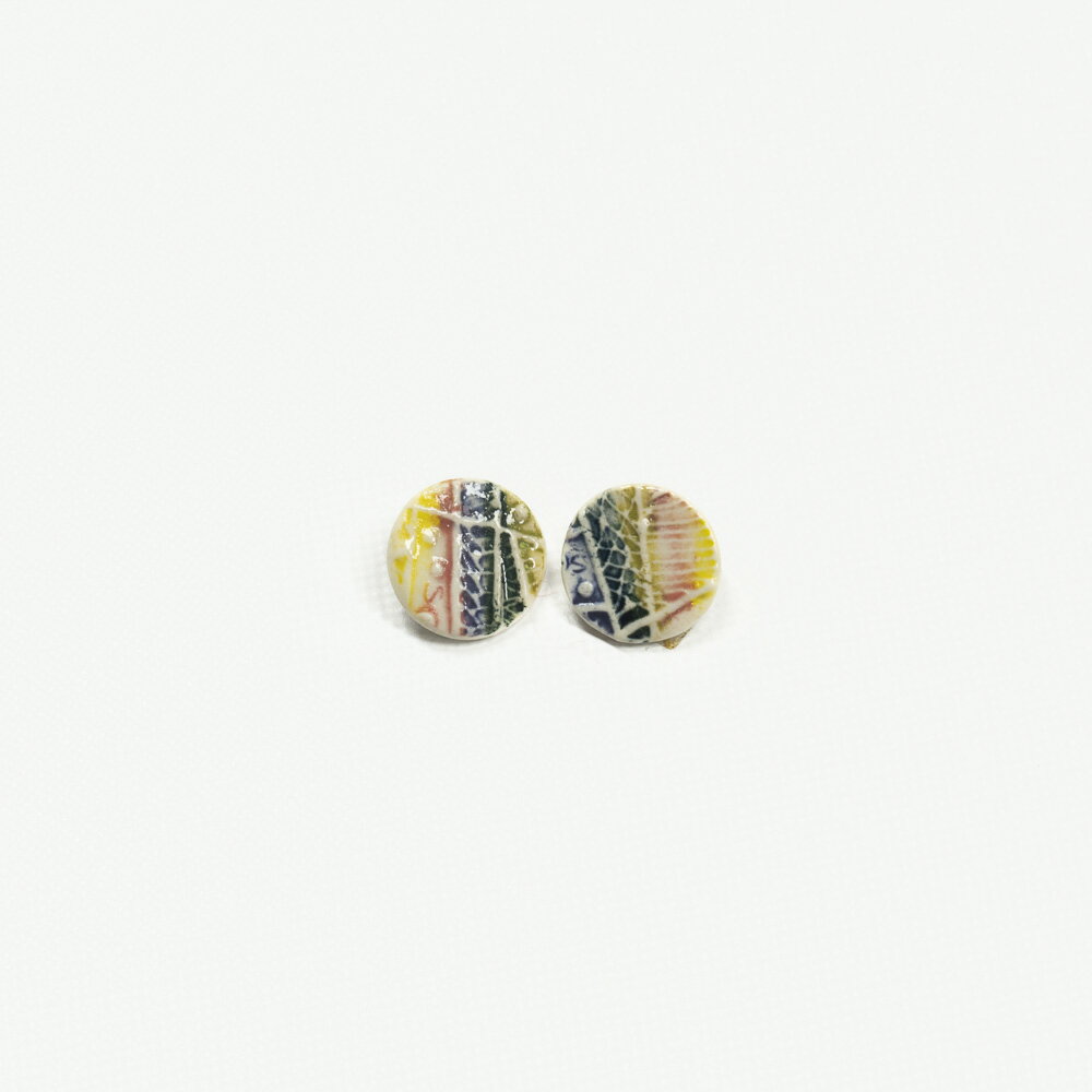 【ふるさと納税】陶器イヤリング SH-E002　工芸品 イヤリング アクセサリー