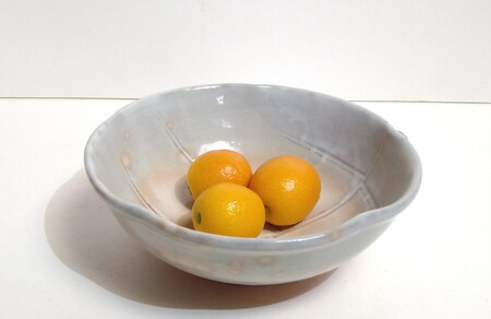 萩焼 鉢 木の葉 ソロ｜HG000989