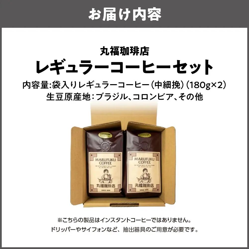 【商店街逸品】丸福珈琲店 レギュラーコーヒーセット_OS421-0001
