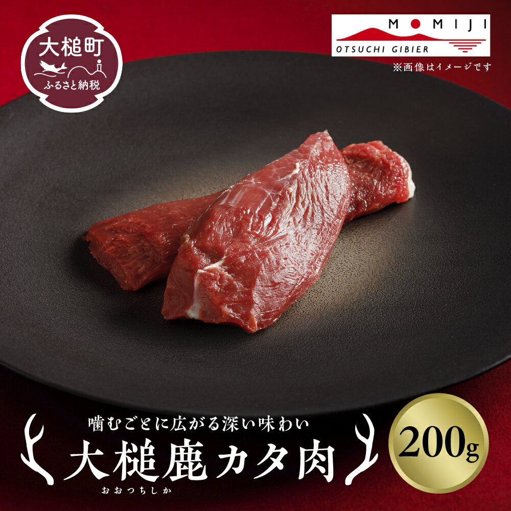 【ふるさと納税】ジビエ 鹿肉 カタ肉 200～400g 岩手県大槌町 大槌ジビエ 大槌鹿 鹿 肉 国産 前足 シカ しか 味わい フレッシュ 冷凍 送料無料 MOMIJI 岩手県 いわて iwate 三陸 大槌