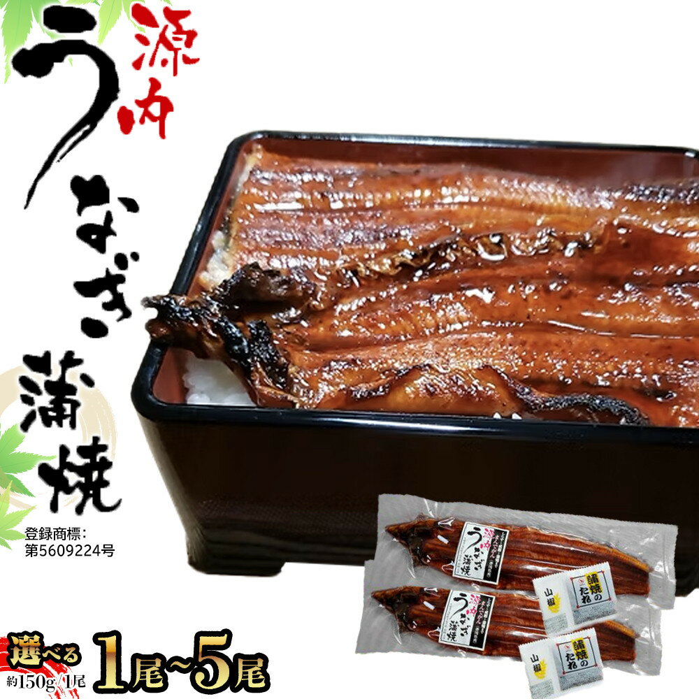 【ふるさと納税】【選べる1~5尾】源内 うなぎの蒲焼　 香川県産 ｜ うなぎ 蒲焼 たれ・粉山椒付き