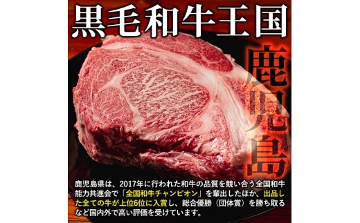 【定期便全2回】鹿児島県産黒毛和牛のすき焼き・ステーキ定期便(計1.5kg) t0044-010