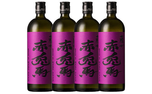 紫の赤兎馬(720ml×4本セット)鹿児島 鹿児島特産 酒 焼酎 芋焼酎 セット 人気【林酒店】【B-331H】
