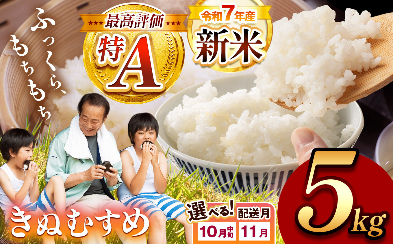 
            令和7年度産 新米 きぬむすめ 白米 5kg 先行予約 ＜ 2025年10月中旬～11月より順次発送予定 ＞ ｜ 精米 新米 白米 米 お米 コメ 単一米 きぬむすめ 山口 美祢 秋吉台 5kg
          