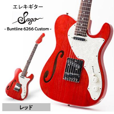 ふるさと納税 尼崎市 【エレキギター】Sago concept Model Buntline 6266 Red