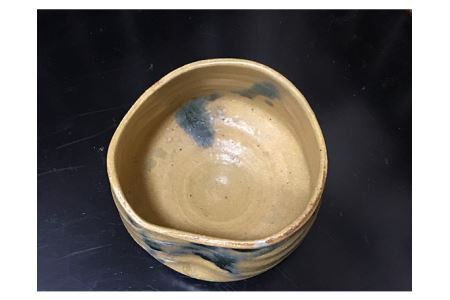 黄瀬戸茶碗　1個　木箱入 No.026