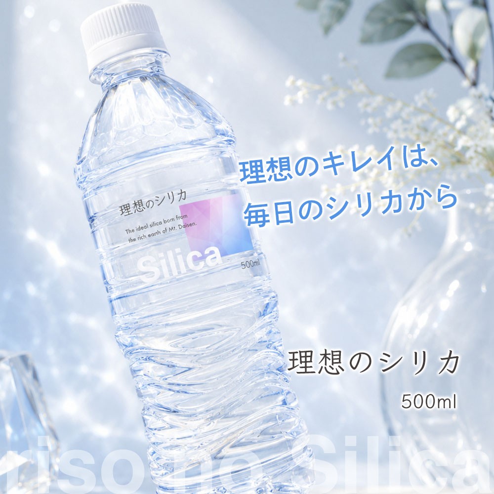 
                  理想のシリカ 500ml × 48本 (1ケース24本入 × 2ケース)
                