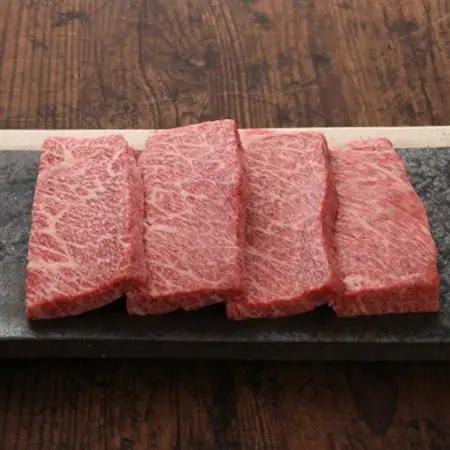 GI認証　くまもとあか牛ザブトンステーキ　120g×4枚(益城町)【配送不可地域：離島】【1461224】