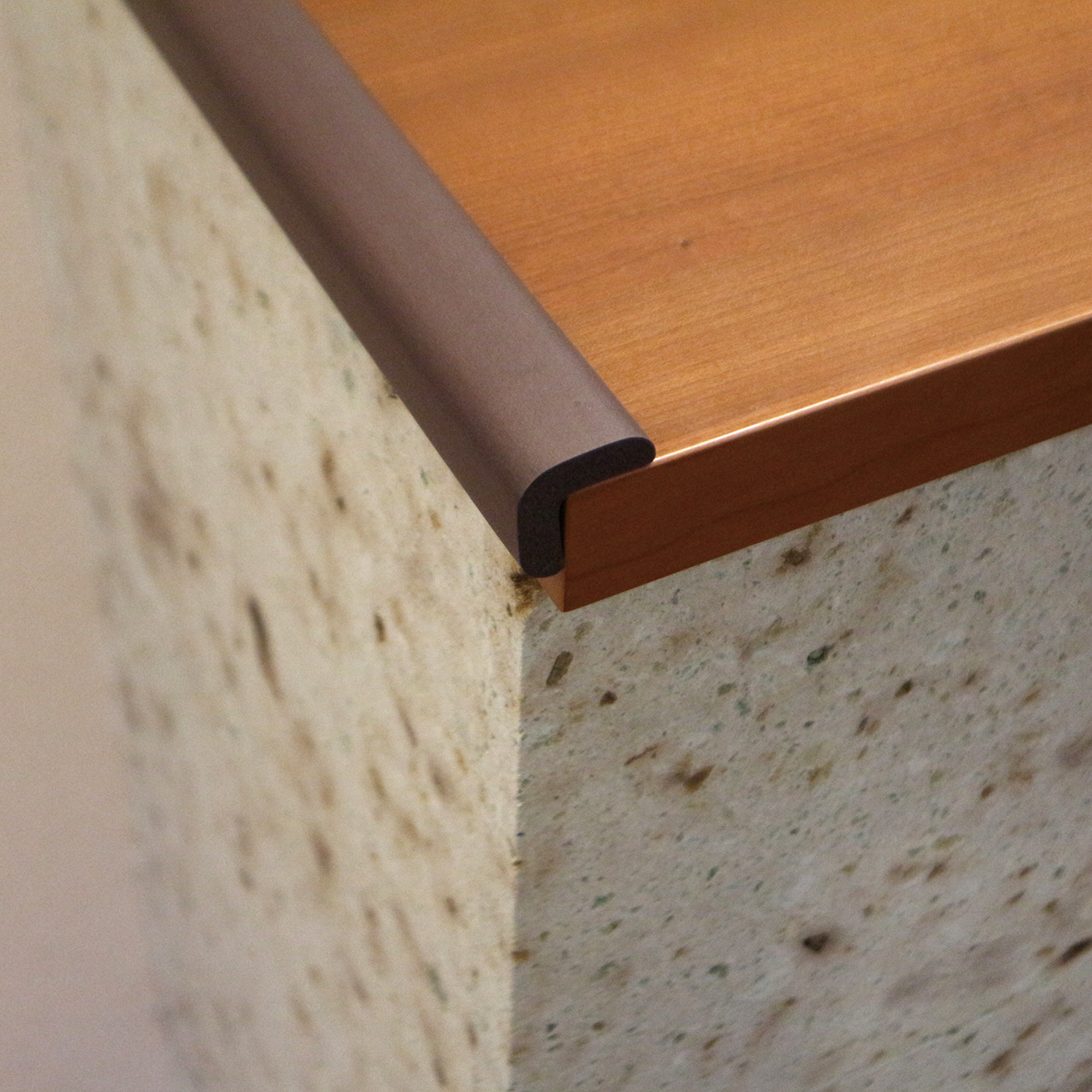 No.295-02 安心クッション　L字型　90cm　大　10本セット　両面テープ付属　イエロー