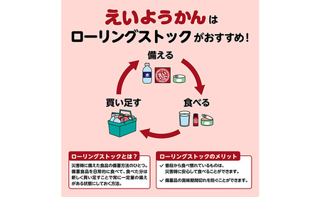 えいようかん 非常食  1セット(20本:5本入×4) ミニようかん ひとくち羊羹 スティック スイーツ 和菓子 おやつ お菓子 備蓄 保存食 長期保存 栄養補給 防災 災害対策 登山 行動食 まとめ