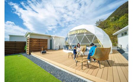 絶景グランピング「LEMON FARM GLAMPING しまなみ」宿泊補助券　15,000円分 (1,000円×15枚）