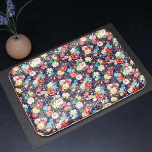 タツクラフト 友禅和紙トレー M 33cm 2枚セット 桜 牡丹文