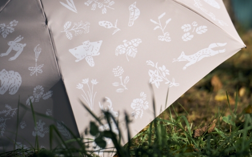 [磯 優子 / Yuko Iso] オリジナルデザイン 折りたたみ傘（17cm）×1本 | オリジナル デザイン 折りたたみ 折り畳み 傘 おしゃれ かわいい シンプル レディース 通勤 通学 晴雨兼