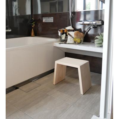 ふるさと納税 那須塩原市 とちぎ桧のお風呂いす(中)高さ27cm |  | 01