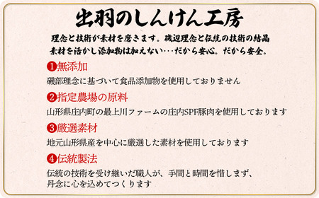 東北ハム　出羽のしんけん工房　無添加５種セット　K-630