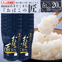 【ふるさと納税】※令和6年産 新米予約※ 【6ヶ月定期便】秋田県産おばこの匠あきたこまち　20kg （2kg×10袋）白米