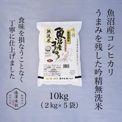 ふるさと納税 南魚沼市 【吟精無洗米】南魚沼産コシヒカリ 精米 10kg