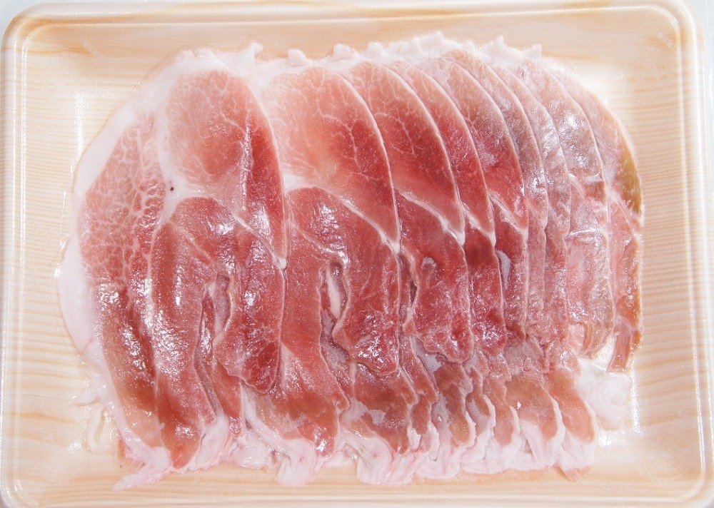 信州 飯田 ブランド豚 「 幻豚 」 焼しゃぶ にも おすすめ! しゃぶしゃぶ 用 バラ & モモ ( 合計 1kg ) セット  | 豚肉 ポーク お肉 しゃぶしゃぶ 肉 信州 長野県 飯田市
