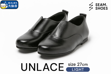 UNLACE LIGHT（SEAM..SHOES）サイズ 27cm シーム シューズ 靴 秋田県 大仙市