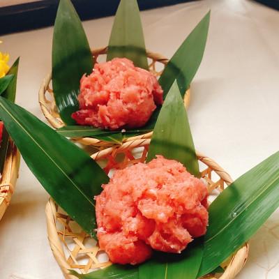 ふるさと納税 静岡市 天然メバチ鮪　ネギトロ　約150g×5袋　 |  | 02