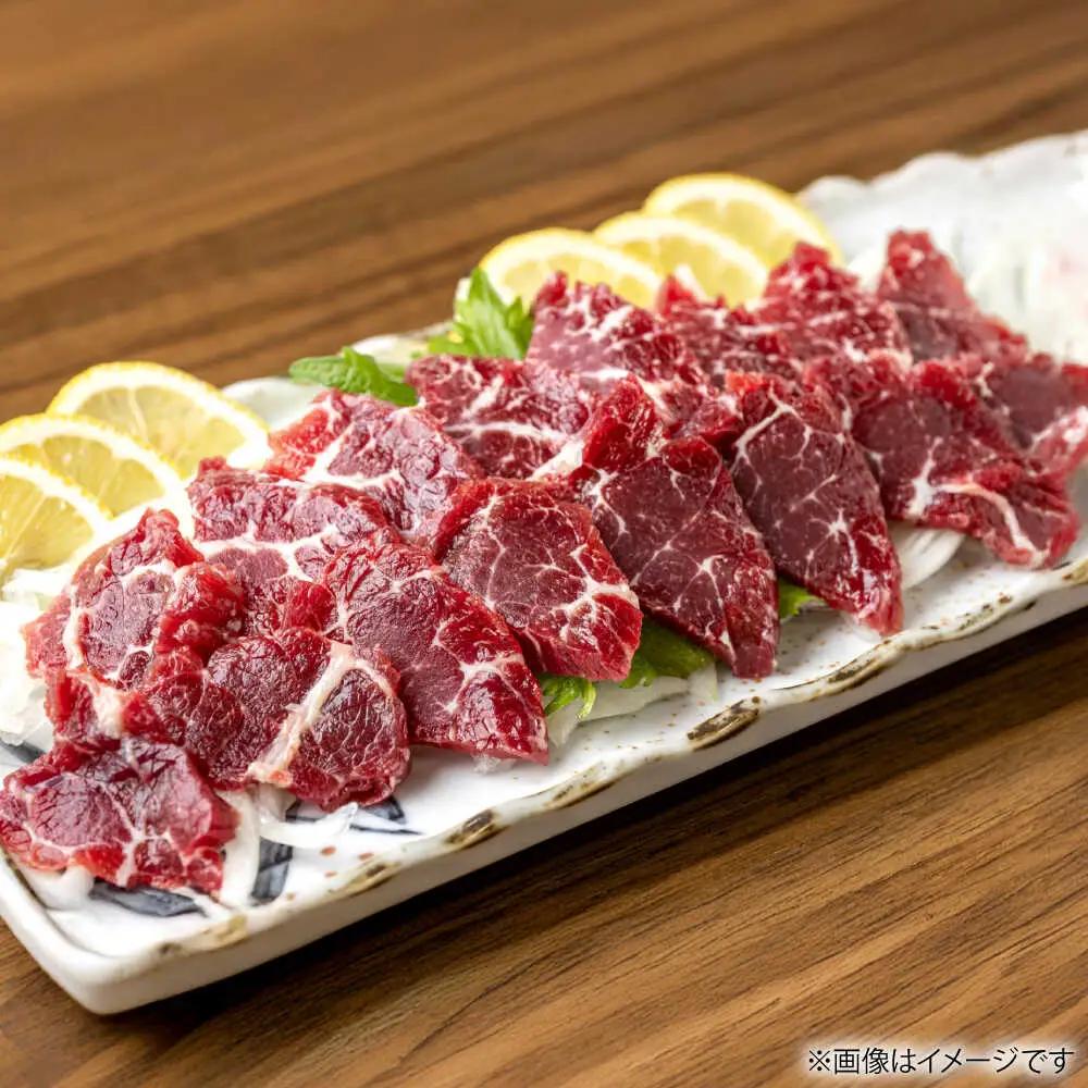 熊本 赤身 霜降り 馬刺し 2種 食べ比べ セット 各2P（計約400g）馬刺し[AYCB102]