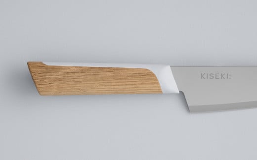 【最長12ヶ月で発送】＜日本初の超硬合金包丁＞ KISEKI: ペティ［ミズナラ］ ～ グッドデザイン賞受賞 (R5.10) テレビ紹介多数！ 毎日放送「 所さんお届けモノです！ 」(R6.6.8)　