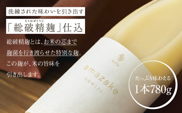 吉野町内にある酒蔵・美吉野醸造で仕込みを行うnifuの甘酒”蔵元のこうじ”