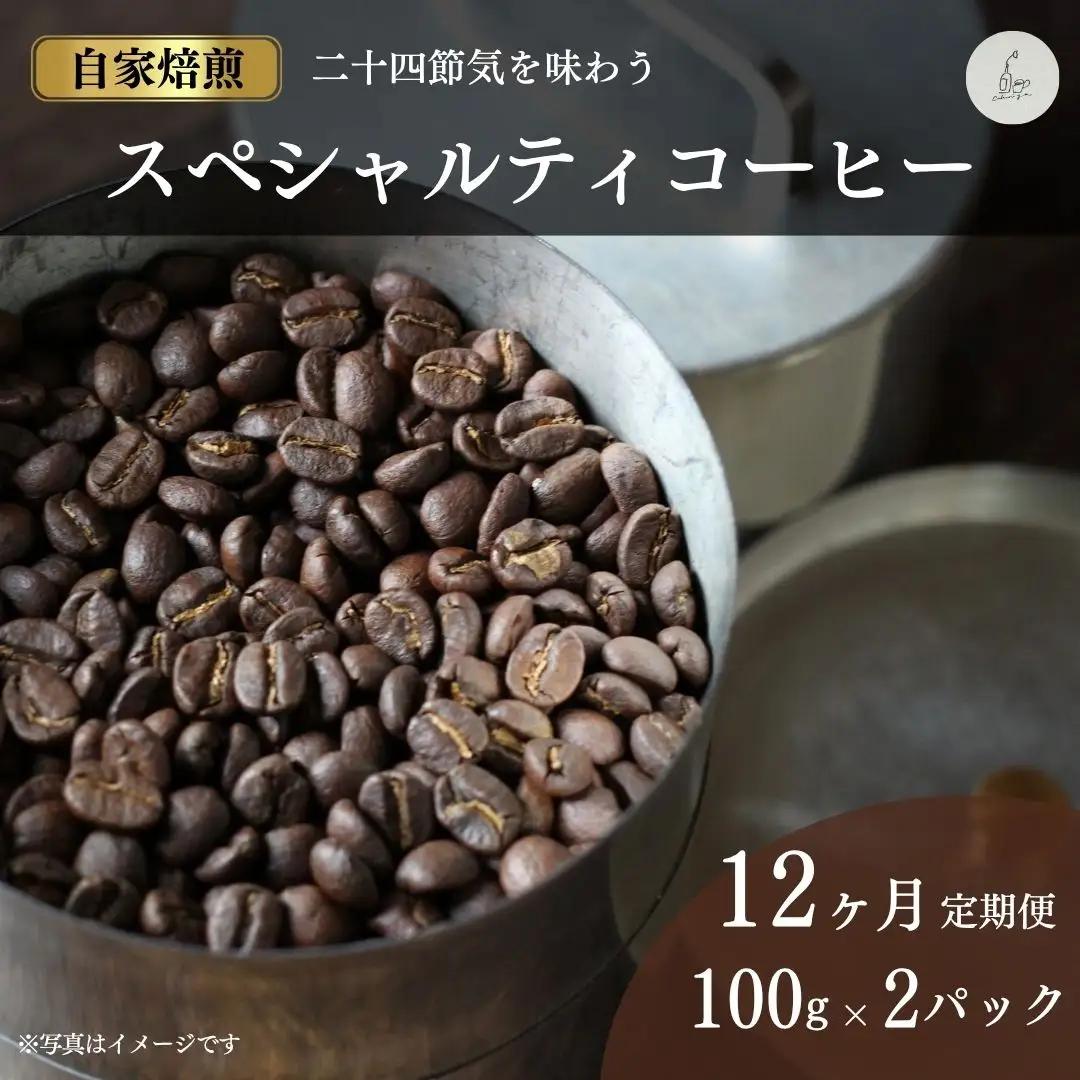 【定期便】スペシャルティコーヒー 豆 200g×全12回 cokuriya | 珈琲 頒布会