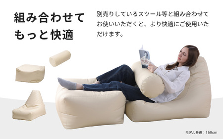 ビーズチェア ヴァーサ 【ブラック】／ ビーズソファ インテリア 椅子 手作り 国産 [aw055-a010_01]