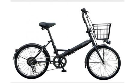 完成品でお届け！折りたたみ自転車 20インチ シマノ製外装６段変速 【マットブラック（K41T）】｜京都 自転車専門店 人気 ROXY-FBFD206