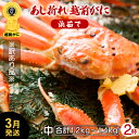 【ふるさと納税】【訳あり】足折れ 越前がに 中サイズ × 2杯（1杯600〜700g）地元で喜ばれるゆで加減・塩加減で越前の港から直送！【雄 ズワイガニ ずわいがに 姿 ボイル 冷蔵 福井県】【3月発送分】希望日指定可 備考欄に希望日をご記入ください [e23-x012_03]