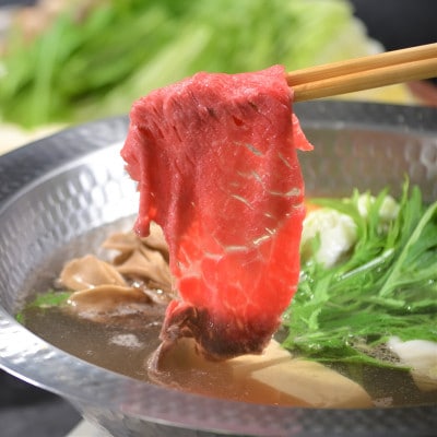 【ふるさと納税】【肉の天園】神戸牛 赤身 しゃぶしゃぶすき焼き 500g【配送不可地域：離島】