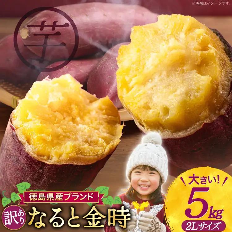 さつまいも 訳あり なると金時 甘藷 2Lサイズ 5kg