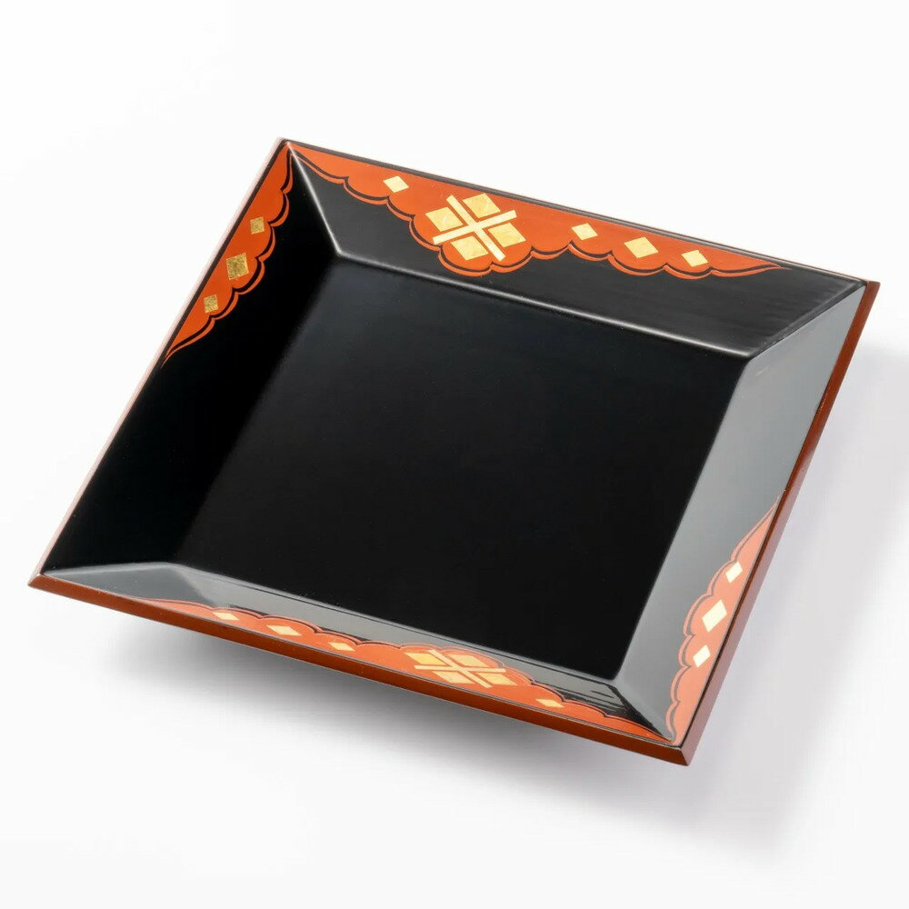 【ふるさと納税】秀衡塗 四方盆 木製 漆器 伝統工芸 工芸品 丸三漆器 一関市 岩手県