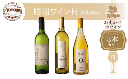 ワイン村 おまかせワイン（白）3本セット（KWV）C5-620 【ワイン 勝沼ワイン村 白ワイン 甲州市 山梨県 】