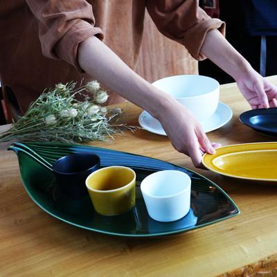ふるさと納税 瑞浪市 miyama.のカレーのうつわ　葉っぱのカレー皿 |  | 03