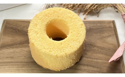 シフォンケーキ 米農家の嫁が作る米粉シフォンケーキ ( プレーン×3個 )  米心工房 米粉 奈良県 奈良市 奈良 なら J-71