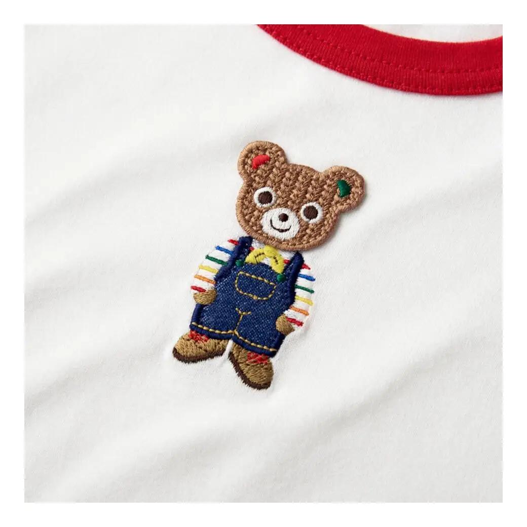 ベビー服 ミキハウス プッチー長袖Ｔシャツ【白ー100】ベビー