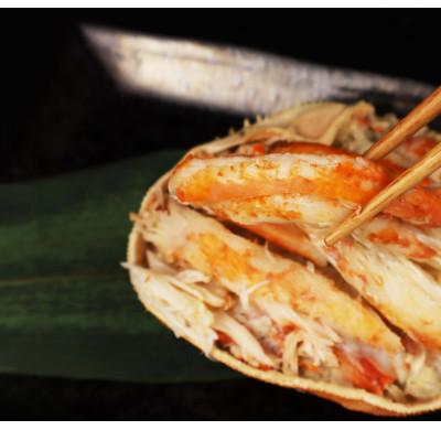 ふるさと納税 新発田市 佐渡産本ズワイガニ甲羅詰め　冷凍120g×2個セット |  | 03